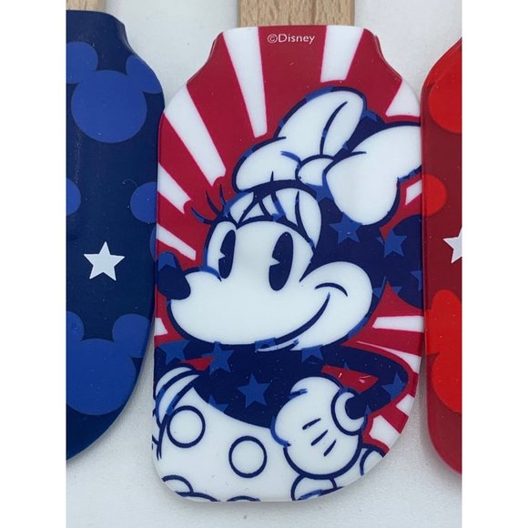 Disney Mickey and Minnie Mouse Patriotic 4 Pack Mini Spatula Set - Picture 5 of 10